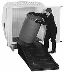 Enpac - Drum Storage Units & Lockers Type: Storage Hut Number of Drums: 4 - Exact Tooling