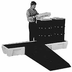Enpac - 31" Wide x 12-3/4" High, Spill Containment Ramp - Exact Tooling