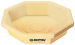 Enpac - 19.5 Gal Sump, 400 Lb Capacity, 1 Drum, Plastic Drum Tray - 7-1/4" High - Exact Tooling