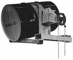 Caldwell - 2,000 Lb Load Capacity, Forklift Drum Rotator - Exact Tooling