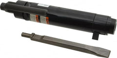 Universal Tool - 4,600 BPM, 1-1/8 Inch Long Stroke, Pneumatic Scaling Hammer - 16 CFM Air Consumption, 1/4 NPT Inlet - Exact Tooling