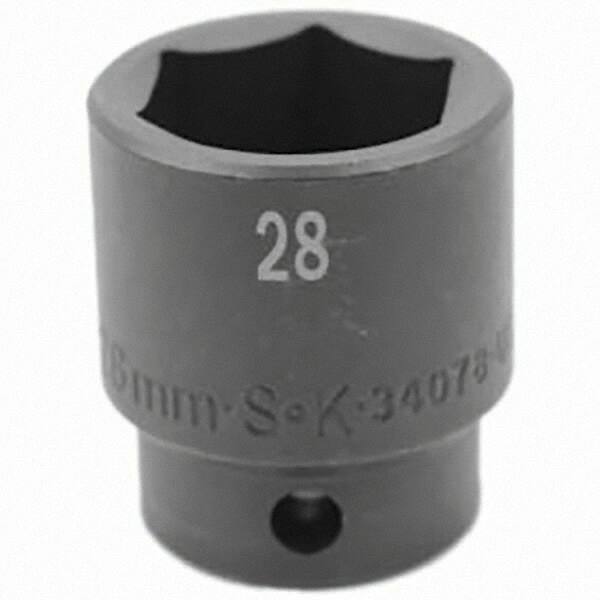 SK - Impact Socket - 1/2"DR 28MM IMPACT SOCKET - Exact Tooling