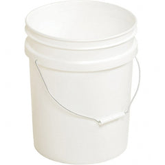 Vestil - Buckets & Pails Capacity: 5 Gal Body Material: Plastic - Exact Tooling