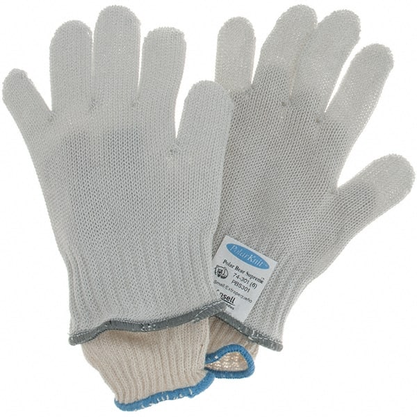 Ansell - Size XS, ANSI Cut Lvl 5, Abrasion Lvl 3, Cut Resistant Gloves - White - Exact Tooling