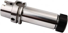 Accupro - 1/32" to 3/8" Capacity, 5" Projection, HSK63A Hollow Taper, ER16 Collet Chuck - 0.003mm TIR, Through-Spindle - Exact Tooling