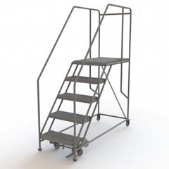 TRI-ARC - Rolling & Wall Mounted Ladders & Platforms Type: Rolling Work Platform Style: Steel Work Platform - Exact Tooling