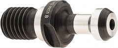 Iscar - BT30 Taper, M12x1.75 Thread, 45° Angle Radius, Standard Retention Knob - 1.6929" OAL, 0.4331" Knob Diam, 0.9055" from Knob to Flange, 0.1181" Coolant Hole, Through Coolant - Exact Tooling