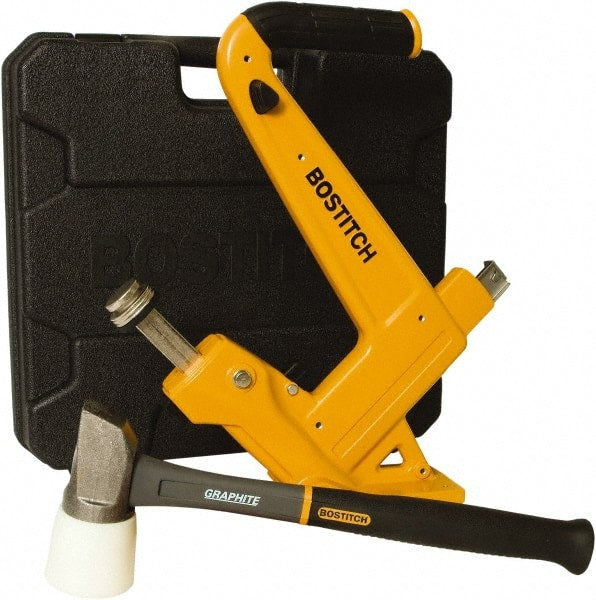 Stanley Bostitch - 1/2 to 3/4" Nail Length, 16 Gauge Flooring Air Nailer - Exact Tooling