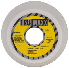 Tru-Maxx - 5" Diam, 1-3/4" Hole Size, 1-3/4" Overall Thickness, 46 Grit, Type 11 Tool & Cutter Grinding Wheel - Coarse Grade, Aluminum Oxide, K Hardness, 4,585 RPM - Exact Tooling