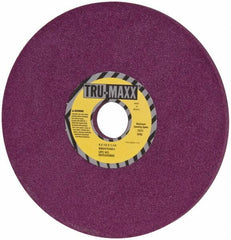 Tru-Maxx - 8" Diam x 1-1/4" Hole x 1/2" Thick, I Hardness, 60 Grit Surface Grinding Wheel - Aluminum Oxide, Type 1, Medium Grade, 3,600 Max RPM, No Recess - Exact Tooling