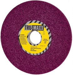 Tru-Maxx - 7" Diam x 1-1/4" Hole x 1/2" Thick, G Hardness, 46 Grit Surface Grinding Wheel - Aluminum Oxide, Type 1, Coarse Grade, 3,600 Max RPM, No Recess - Exact Tooling