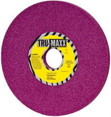 Tru-Maxx - 7" Diam x 1-1/4" Hole x 1/2" Thick, I Hardness, 60 Grit Surface Grinding Wheel - Aluminum Oxide, Type 1, Medium Grade, 3,600 Max RPM, No Recess - Exact Tooling