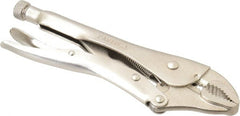 Paramount - 10" OAL Curved Jaw Locking Pliers - 1-7/8" Jaw Opening, Standard Handle - Exact Tooling