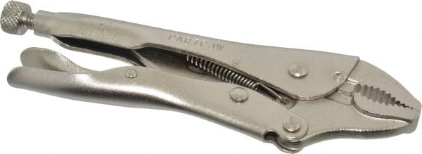 Paramount - 7" OAL Curved Jaw Locking Pliers - Exact Tooling