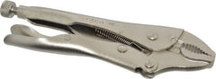 Paramount - 7" OAL Curved Jaw Locking Pliers - Exact Tooling
