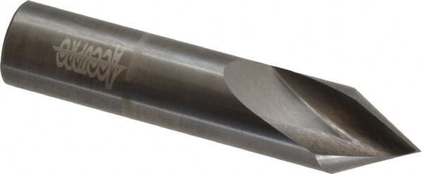 Accupro - 5/8" Body Diam, 60°, 3" OAL, Solid Carbide Spotting Drill - Exact Tooling
