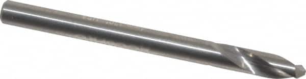 Accupro - 4mm Body Diam, 120°, 51mm OAL, Solid Carbide Spotting Drill - Exact Tooling