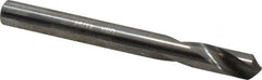 Accupro - 5mm Body Diam, 120°, 51mm OAL, Solid Carbide Spotting Drill - Exact Tooling