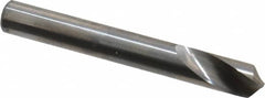 Accupro - 8mm Body Diam, 120°, 63mm OAL, Solid Carbide Spotting Drill - Exact Tooling
