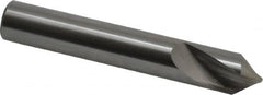 Accupro - 12mm Body Diam, 90°, 76mm OAL, Solid Carbide Spotting Drill - Exact Tooling