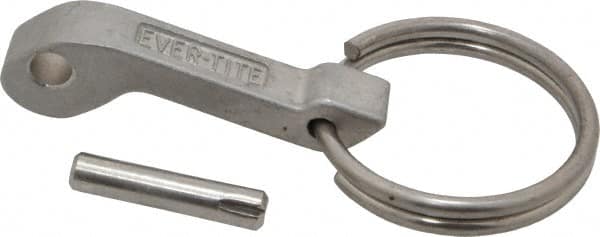 EVER-TITE Coupling Products - 1" Handle, Ring & Pin - Stainless Steel, Use with Cam & Groove Coupler Handle Assembly - Exact Tooling