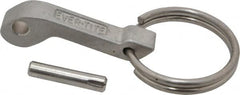 EVER-TITE Coupling Products - 1" Handle, Ring & Pin - Stainless Steel, Use with Cam & Groove Coupler Handle Assembly - Exact Tooling