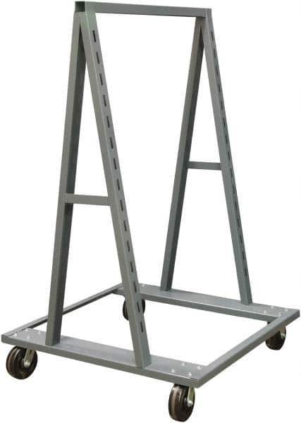 Durham - 2,500 Lb Capacity, Steel Adjust-A-Tray Truck - 38" Long x 40" Wide x 64" High - Exact Tooling
