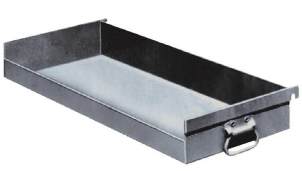 Durham - 1 Shelf, Steel Open Front Hook-On Tray - 36" Long x 15" Wide x 6" High - Exact Tooling