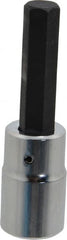 Proto - 1/2" Drive, 7/16" Hex Bit Socket - 3-1/4" OAL, 1-3/4" Bit Length - Exact Tooling