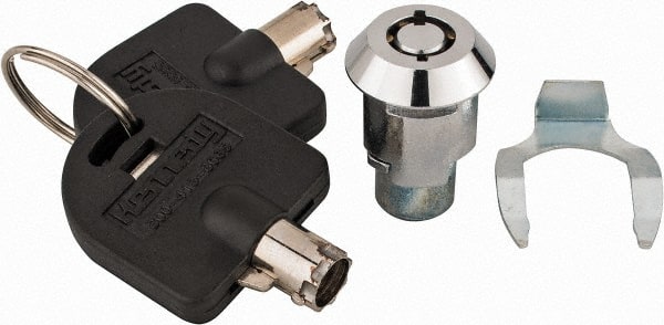 Kennedy - Tool Box Steel Tubular Lock/Key Set - For Roller Cabinets - Exact Tooling