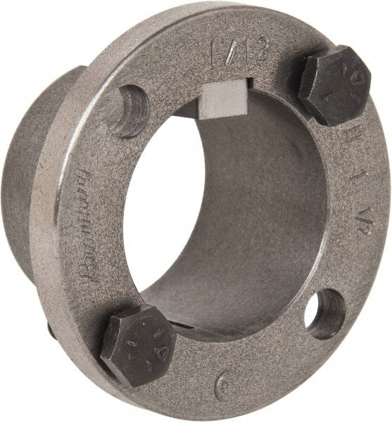 Browning - 1-1/2" Bore, 3/8" Wide Keyway, 3/16" Deep Keyway, H Sprocket Bushing - 1.57 to 1-5/8" Outside Diam, For Use with Split Taper Sprockets & Sheaves - Exact Tooling