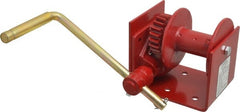 THERN - 750/340 Lbs. Load Limit Worm Gear Hand Winch - 750 Lbs. Line Pull Capacity, 21 Lbs. Force to Lift 1,000 Pounds, 3/16 inch Cable Diameter - Exact Tooling