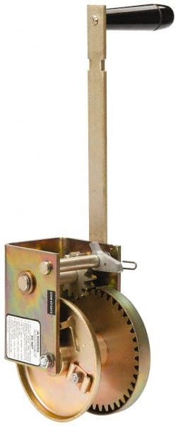 THERN - 1000/300 Lbs. Load Limit Marine Spur Gear Winch - 1,000 Lbs. Line Pull Capacity, 55 Lbs. Force to Lift 1,000 Pounds, 3/16 inch Cable Diameter - Exact Tooling