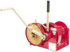 THERN - 4000/2000 Lbs. Load Limit Marine Spur Gear Winch - 4,000 Lbs. Line Pull Capacity, 10 Lbs. Force to Lift 1,000 Pounds, 3/8 inch Cable Diameter - Exact Tooling