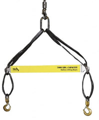 Caldwell - 4,800 Lb Capacity Lifting Beam for Batteries - 36" Long x , 5/8" Eye Thickness - Exact Tooling