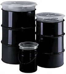 Made in USA - 30 Gal, 15 mil, LDPE Drum Liner - Rigid Accordion Liner - Exact Tooling