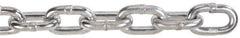 Peerless Chain - 92 Ft. Long, 1900 Lbs. Load Capacity, Carbon Steel Proof Coil Chain - 3 Grade, 1.269 Inch Inside Long x 0.469 Inch Inside Wide - Exact Tooling
