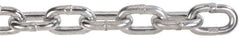 Peerless Chain - 75 Ft. Long, 5400 Lbs. Load Capacity, Carbon Steel High Test Chain - 43 Grade, 1.149 Inch Inside Long x 0.6 Inch Inside Wide - Exact Tooling