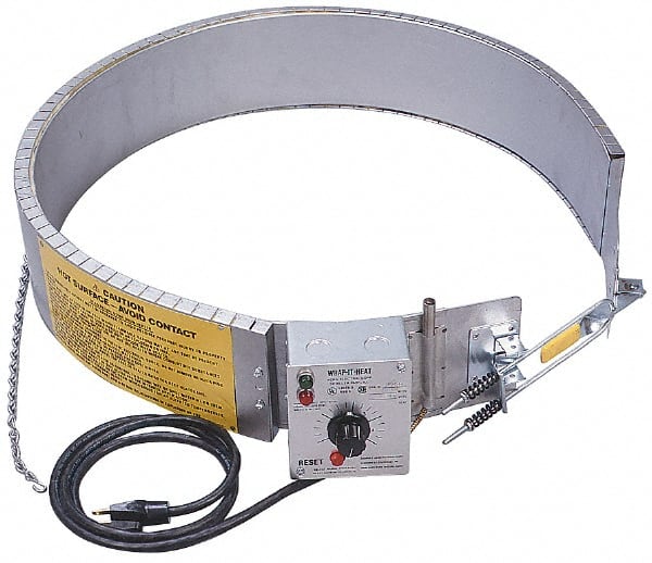 Made in USA - 55 Gallon Water Boil-Off with Thermostat Control - 240 Volt, 12.5 Amps, 70°F to 250°F Thermostat Rating - Exact Tooling