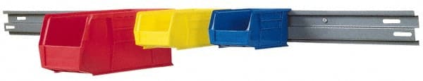 Akro-Mils - 48" Wide x 3" High, Gray Bin Hanging Rail - Use with Akro-Mils - 30-210, 30-220, 30-230 - Exact Tooling