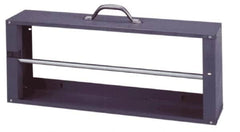 Durham - 1 Cylinder, Gray Wire Spool Rack - 26-1/8" Wide x 10-3/8" High x 6" Deep - Exact Tooling