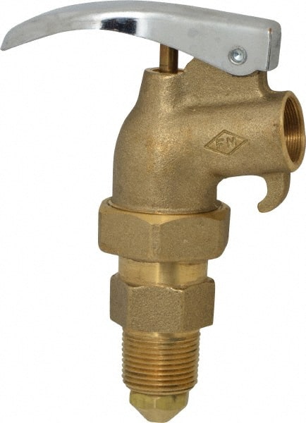 Value Collection - 3/4" NPT Brass Adjustable Drum Faucet - FM Approved, Internal Arrester, Self Closing - Exact Tooling