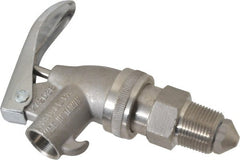 Value Collection - 3/4" NPT Stainless Steel Adjustable Drum Faucet - FM Approved, Internal Arrester, Self Closing - Exact Tooling