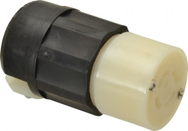 Leviton - 125/250 VAC, 20 Amp, L14-20R Configuration, Industrial Grade, Self Grounding Connector - 1 Phase, 3 Poles, 0.595 to 0.895 Inch Cord Diameter - Exact Tooling