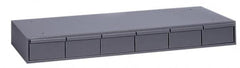 Durham - 6 Drawer, Small Parts Steel Storage Cabinet - 11-5/8" Deep x 33-3/4" Wide x 4" High - Exact Tooling