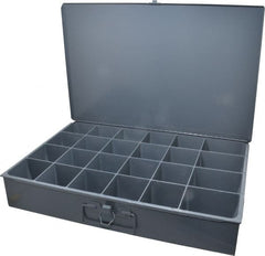 Durham - 24 Compartment Small Steel Storage Drawer - 18 Inches Wide x 12 Inches Deep - Exact Tooling