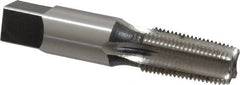 Reiff & Nestor - 1/8-27 NPT Thread, 4 Flute Standard Pipe Tap - 2-1/8" OAL, 3/4" Thread Length, 7/16" Shank Diam, Bright Finish, High Speed Steel - Exact Tooling