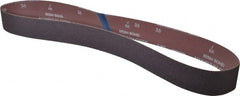Norton - 2" Wide x 48" OAL, 36 Grit, Aluminum Oxide Abrasive Belt - Aluminum Oxide, Very Coarse, Coated, X Weighted Cloth Backing, Series R228 - Exact Tooling