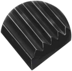 Wearwell - 75 Ft. Long x 2 Ft. Wide, Vinyl Surface, Ribbed Entrance Matting - 1/4 Inch Thick, Indoor, Heavy Traffic, Vinyl, Black, Series 305 - Exact Tooling