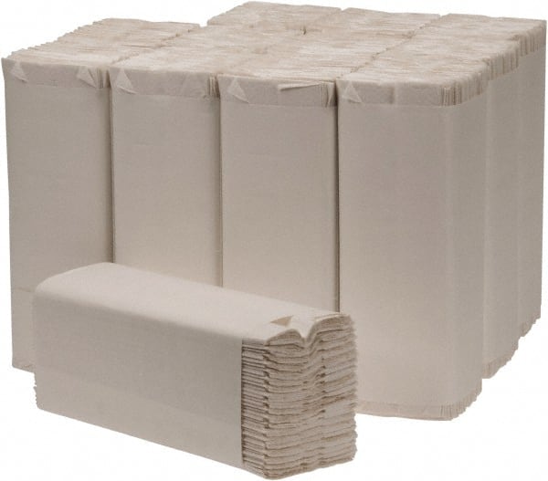PRO-SOURCE - White C-Fold Paper Towels - 10" Wide, ECF & PCF Chlorine Free - Exact Tooling